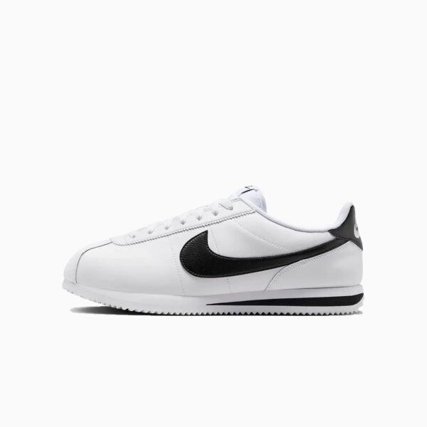 Men's Cortez Leather "Black White" Shoes